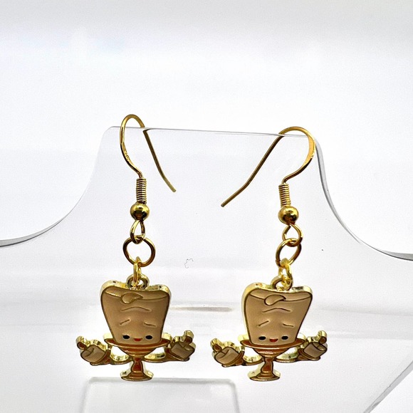 Beauty and the Beast Earrings - Lumiere Earrings - Disney Inspired Earrings - Picture 5 of 10